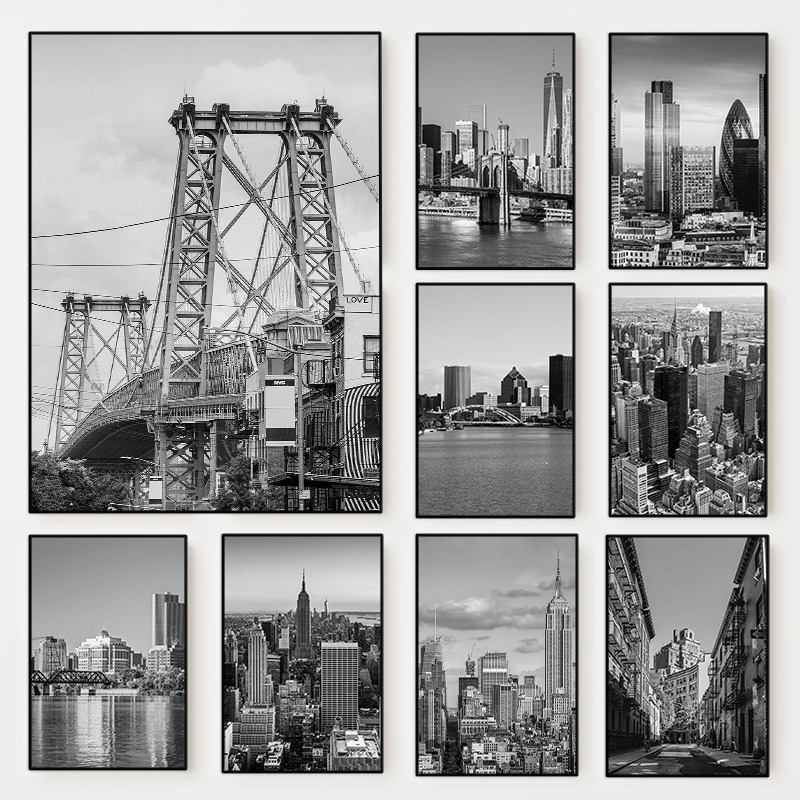 Photography Landscape - Poster fotografico in bianco e nero