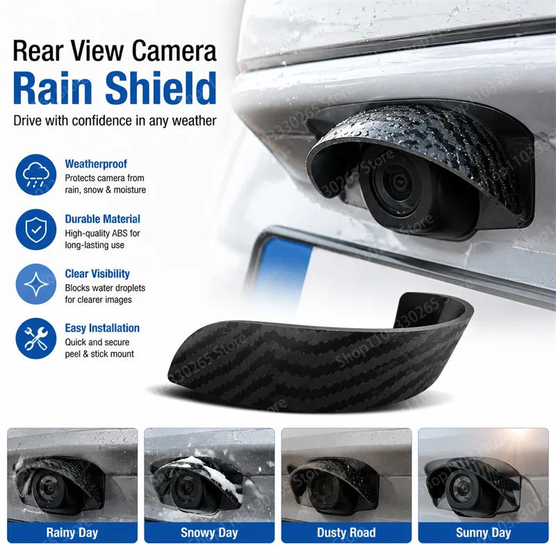 Camera Rain Cover - Copertura antipioggia universale per telecamera retromarcia