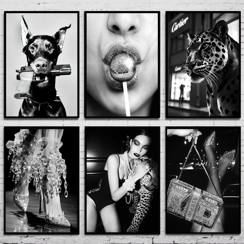 Photography Black And White - Poster Fotografico Vintage in Bianco e
