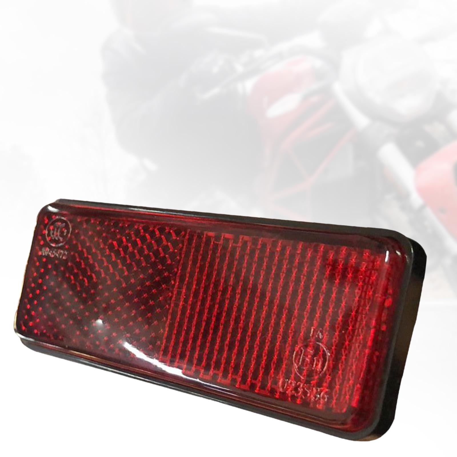 Reflector 5 In 1 - Riflettore rosso universale per moto, bullone