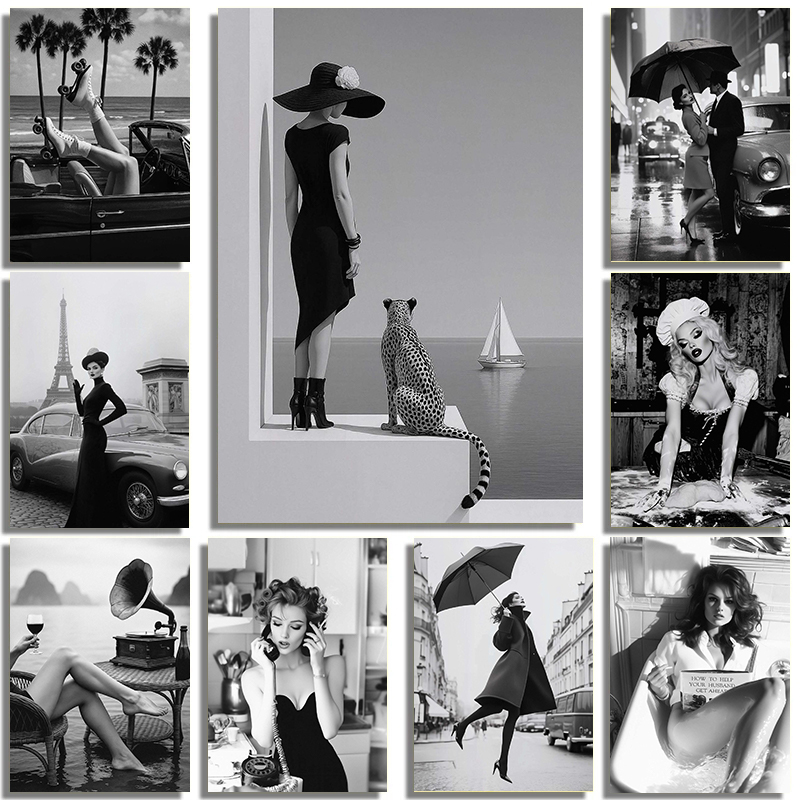 Photography Trend - Poster artistico di moda in bianco