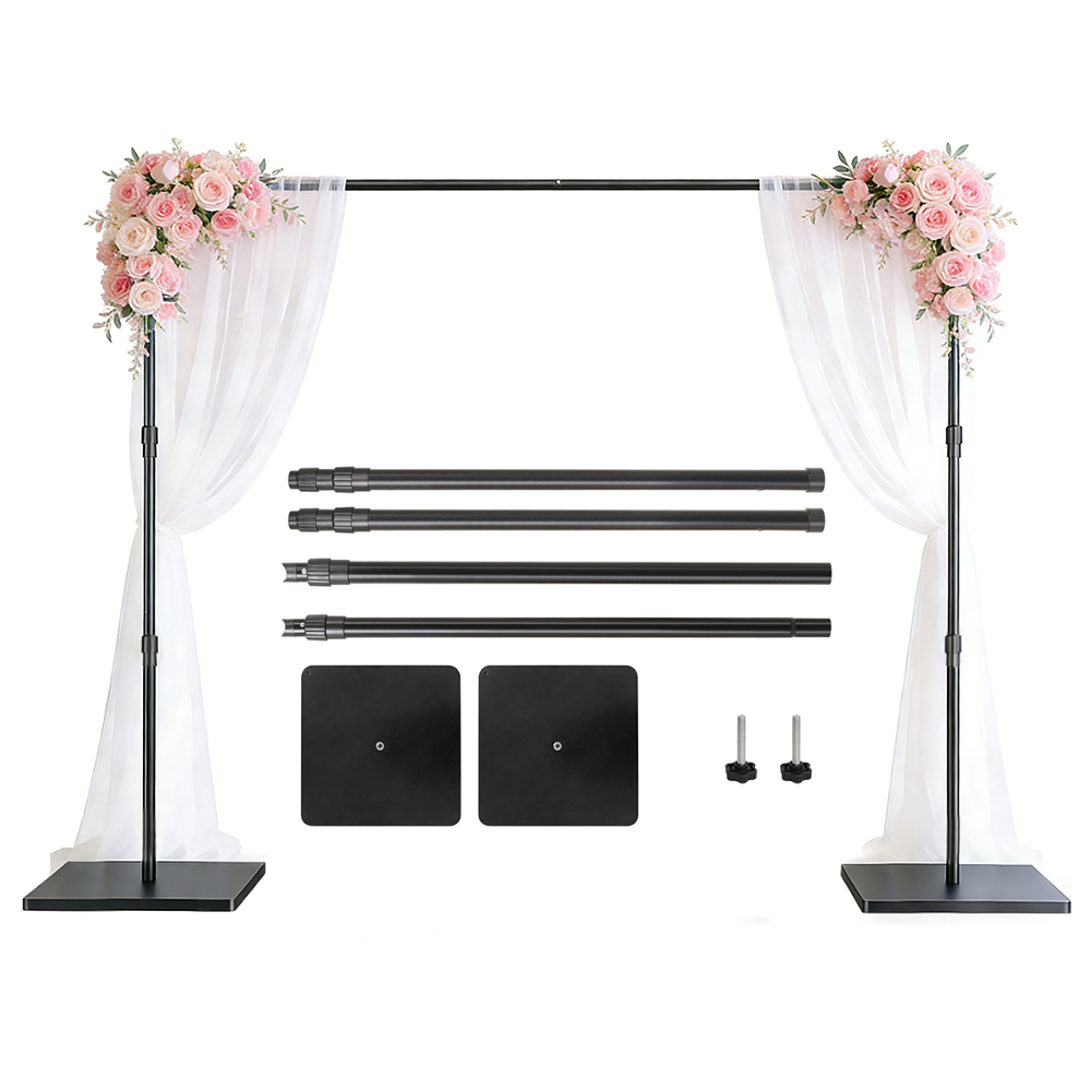 Backdrop Stand Kit - Supporto per Sfondo Fotografico 2,4x3M, Treppiede