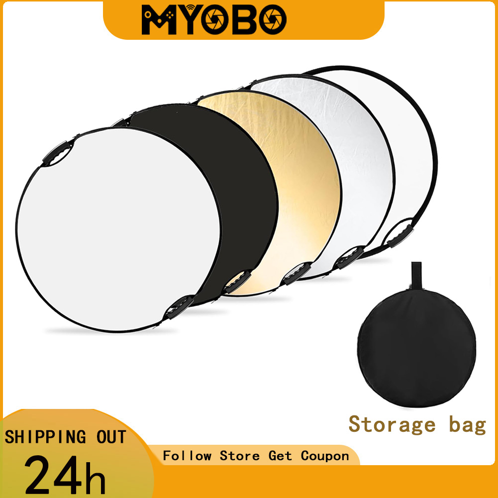 Reflector 5 In 1 - Riflettore Fotografico Pieghevole MYOBO con Custodia
