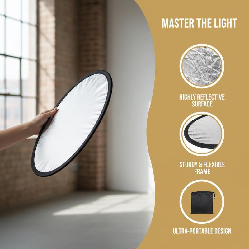 Reflector 5 In 1 - Riflettore Fotografico Rotondo 5 in 1,