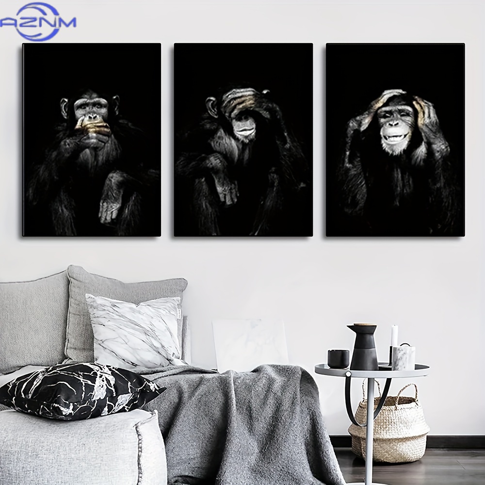 Photography Black And White - Set di 3 Poster Stampati in