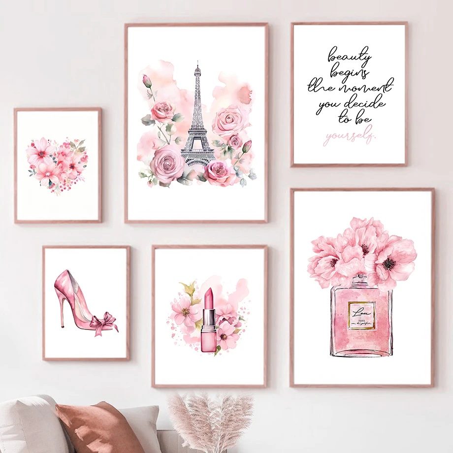 Parigi Fashion Art Poster Rosa - Photography Trend recensione e prezzo