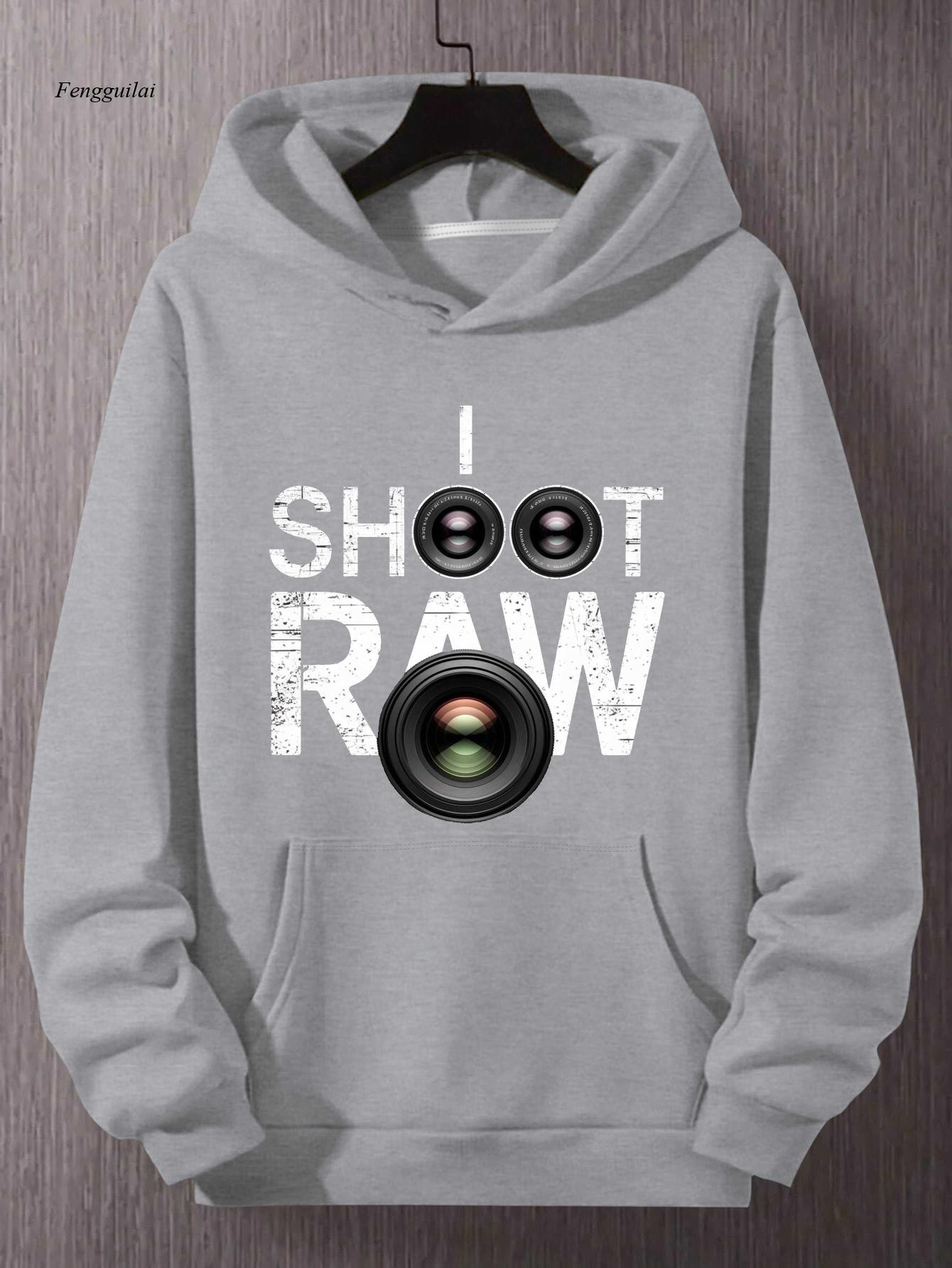 Felpa con cappuccio Shoot Raw  - Photography Graphic Design recensione e prezzo