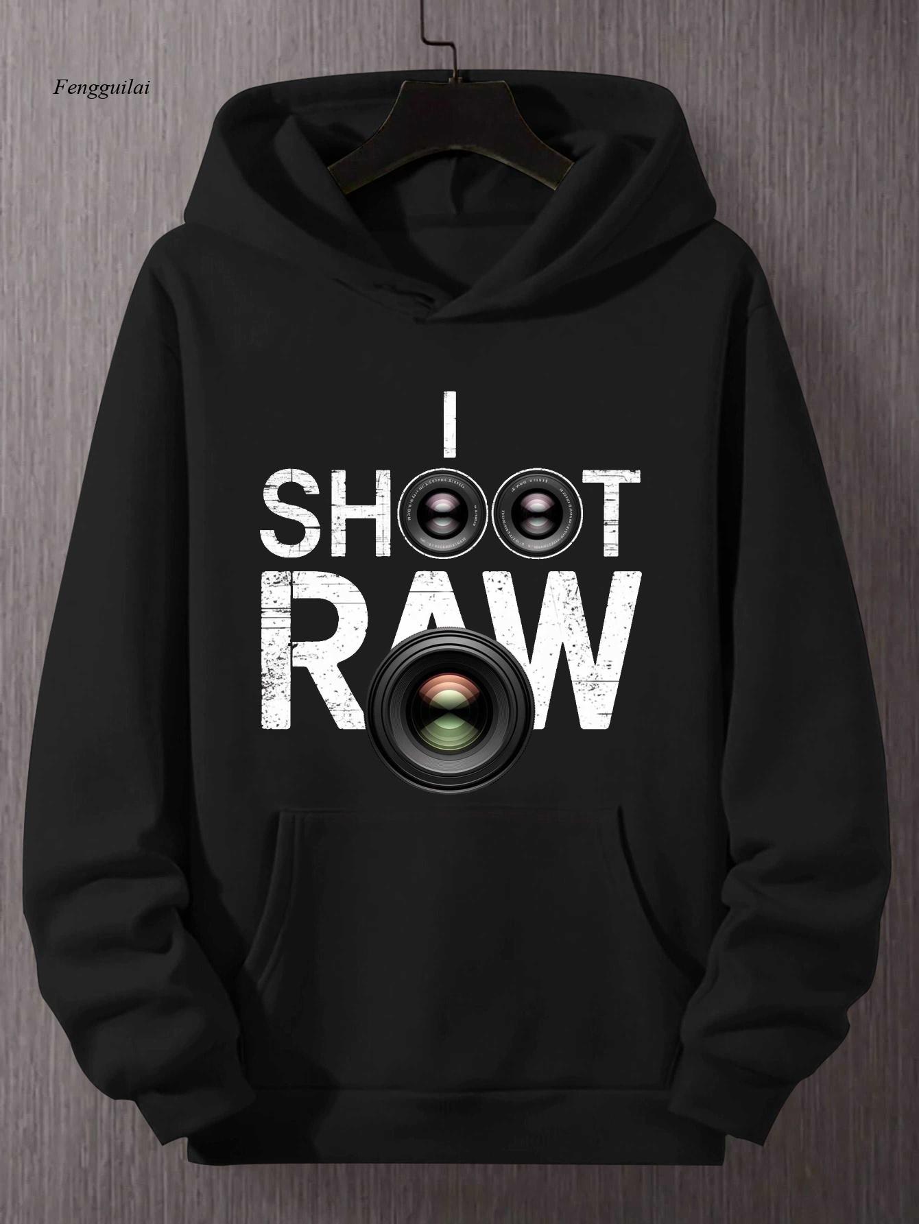 Felpa con cappuccio Shoot Raw  - Photography Graphic Design recensione e prezzo