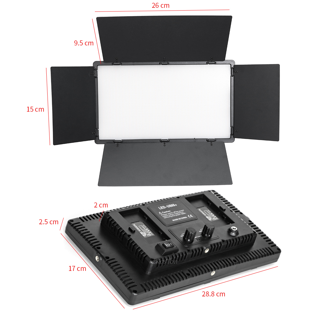 U800 LED Photo Studio Light pe - Strobe Light Studio recensione e prezzo