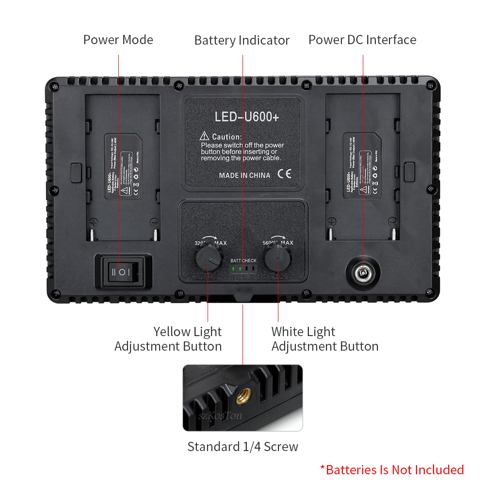 U800 LED Photo Studio Light pe - Strobe Light Studio recensione e prezzo