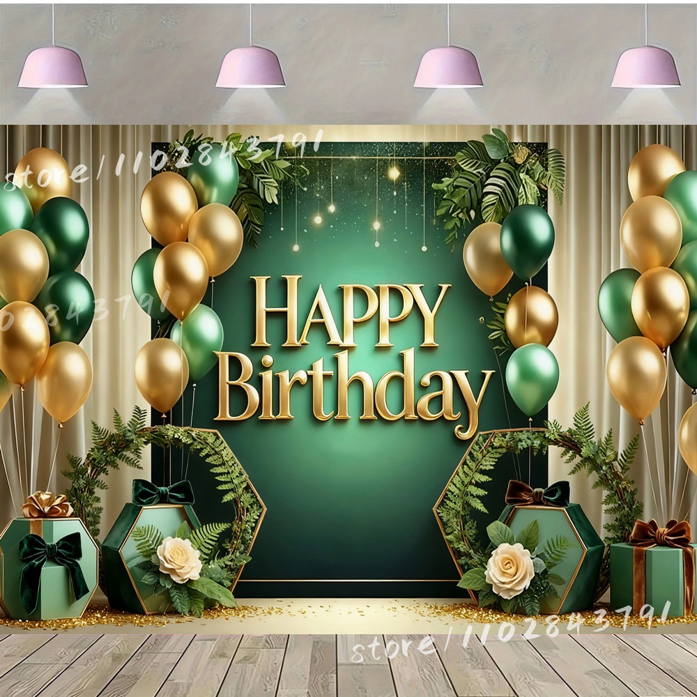 Sfondo di buon compleanno verd - Photography Dark Cloth recensione e prezzo