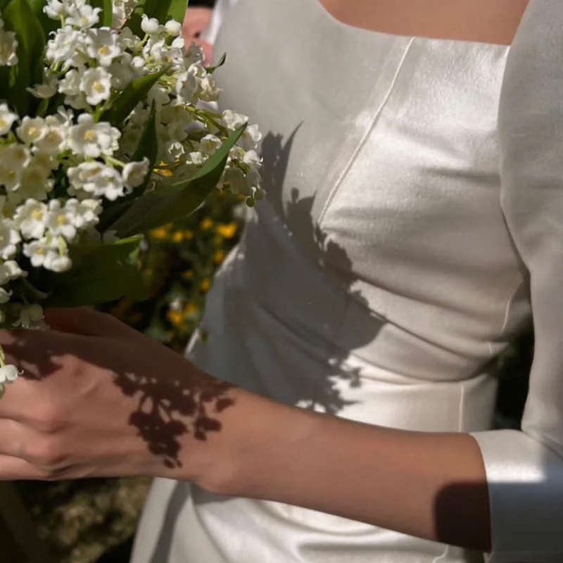 Abito da sposa a tre quarti di - Photography Natural Lighting recensione e prezzo
