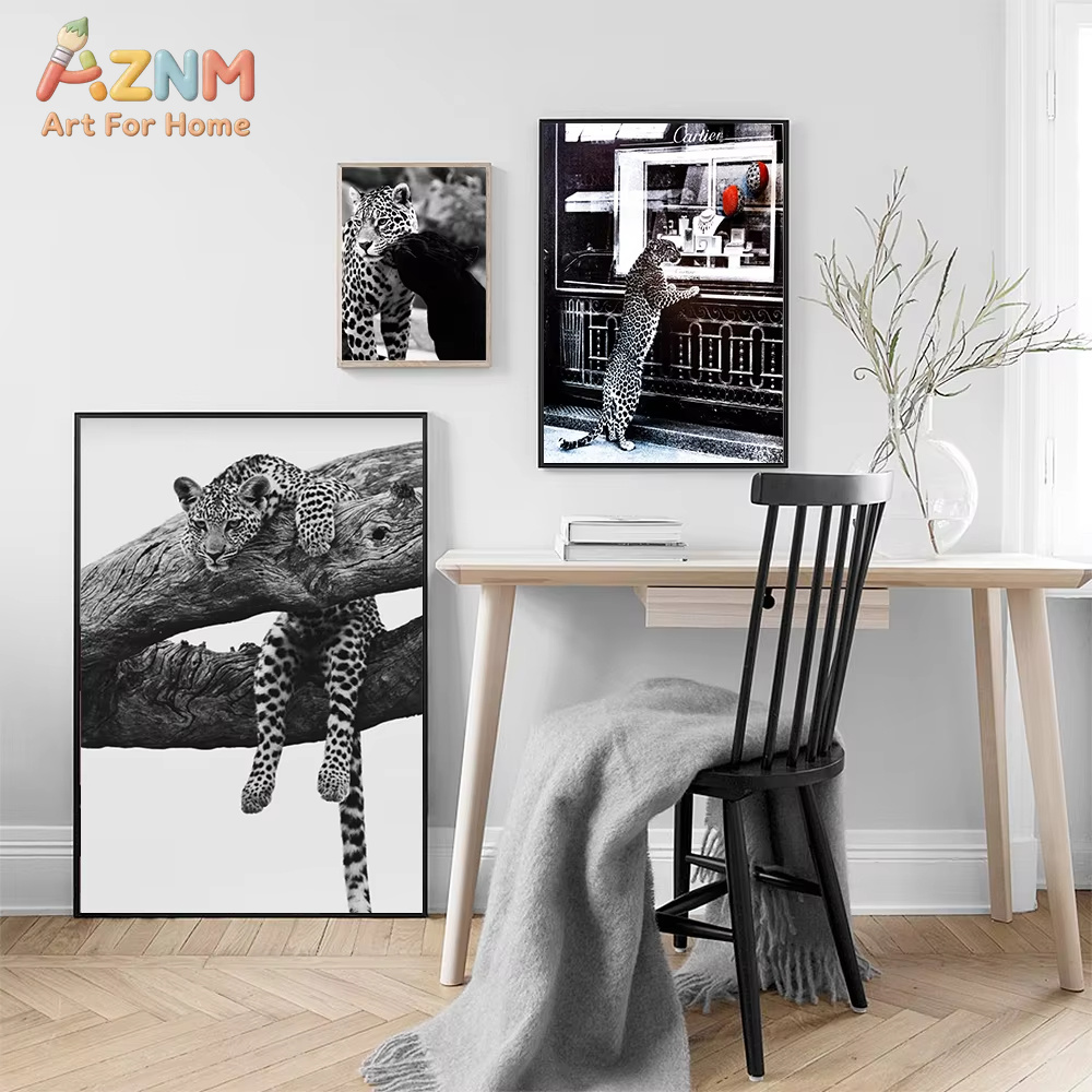 AZNM Gioielleria Poster Leopar - Photography Black And White recensione e prezzo