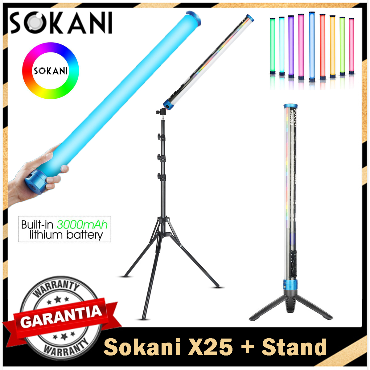 Sokani X25 RGB LED Luce video  - Strobe Light Studio recensione e prezzo