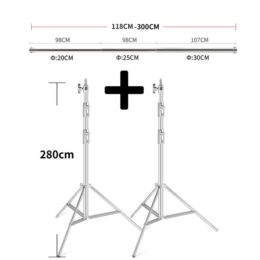 2.8x 2/3M universale telescopi - Backdrop Stand Kit recensione e prezzo